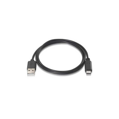 Cabo USB-C 3A 2M Negro - Alta Velocidade