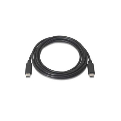Cabo USB-C 3A 2.0 1M Negro NanoCable