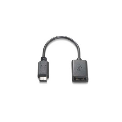 Cabo USB-C 15 cm Preto | 3A Carga Rápida 2.0 - Nanocable