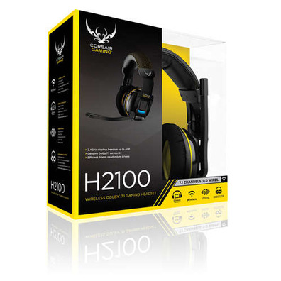AURICULARES CORSAIR H2100 Dolby 7.1 Jogos sem fios