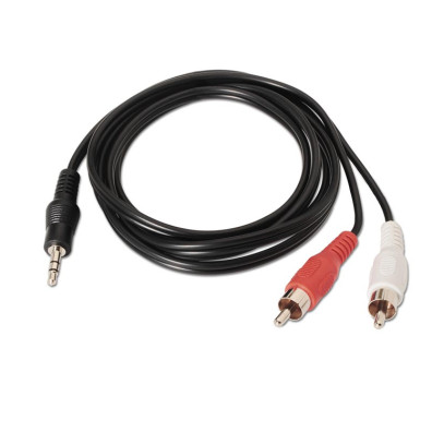 Cabo Audio 3.5mm a 2 RCA 3M - Nanocable