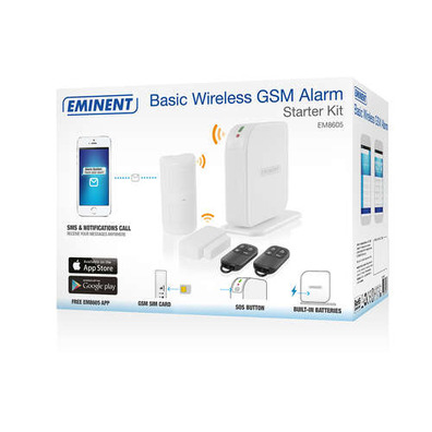EMINENT ALARMA INALAMBRICA - KIT BASIC baseado na tecnologia GS