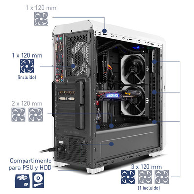 NOX Hummer ZS Zero Editar Torre USB 3.0