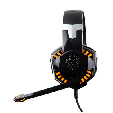 NOX Auriculares + MIC GAMING KROM KYUS. USB. Para PC / PS4