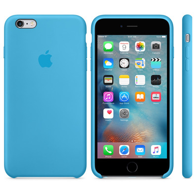 FICHA DE FUNDOS IPHONE 6S PLUS SILICONA AZUL