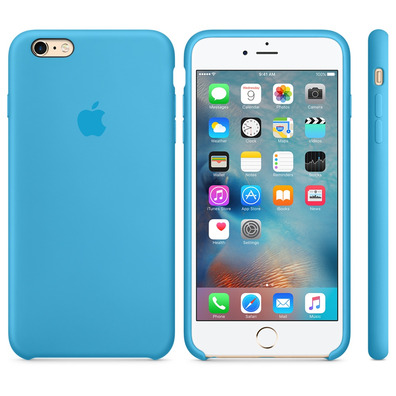 FICHA DE FUNDOS IPHONE 6S PLUS SILICONA AZUL