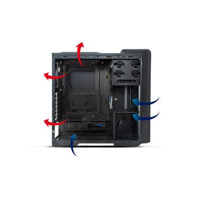 TORRE ATX NOX COOLBAY SX Red