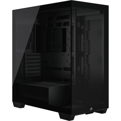 CAIXA CORSAIR SEMITORRE ATX 3500X LXR LINK TG NEGRO