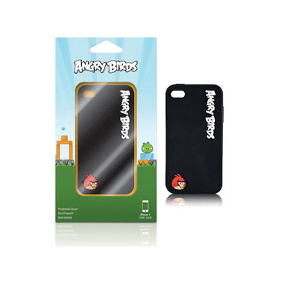 Angry Birds - Carcasa Negra Premium iPhone 4/iPhone 4S