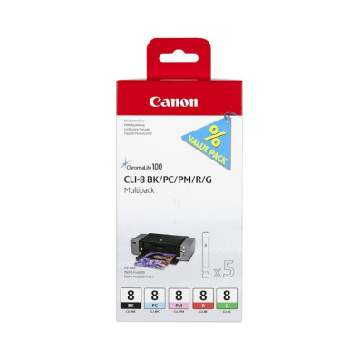 MULTIPACK Canon Tinta CLI-8 C/M/Y - Jogo de 3 Cartuchos
