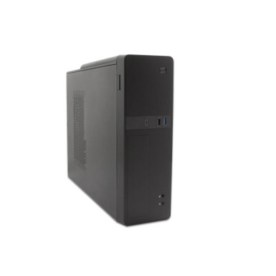 CAIXA MICROATX SLIM COOLBOX T310 - Preto, 300BZ Fonte - GPU 225max Low Profile
