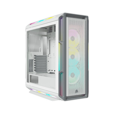 CAIXA CORSAIR SEMITORRE ATX ICUE 5000T RGB TG WHITE
