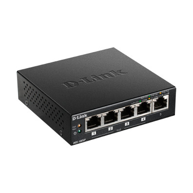 D-LINK SWITCH 5 PUERTOS 10/100/1Gbit com 4 Portos PoE