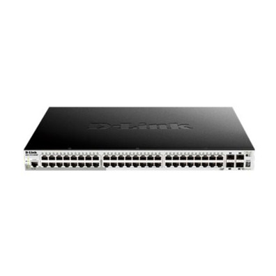 D-LINK SWITCH 48 PUERTOS 10/100/1Gbit +4 10 Gbit SFP+ PoE+