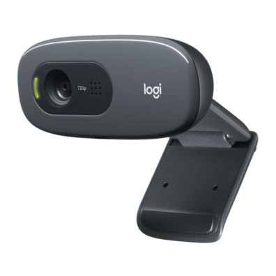 WEBCAM Logitech C270 720p Preto - Ideal para Videoconferências