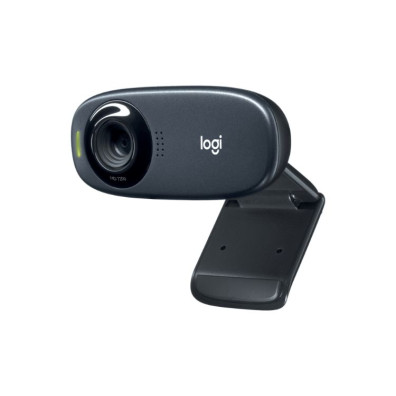 WEBCAM LOGITECH C310 720p em Preto - Ótima qualidade para videoconferência