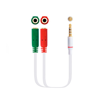 Cabo Adaptador Audio Jack 3.5mm Nanocable 20cm