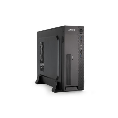 CAJA Slim MATX Tooq TQC-3008U3CD 500W Micro ATX/Mini ITX SFX Leitor de Cartões 2xUSB 3.0