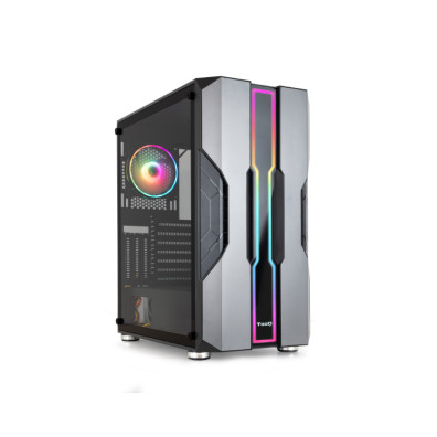 CAIXA ATX TOOQ "NIGHTCITY" NEGRA EATX/ATX/Micro ATX/Mini TX FRONTAL LED Semitorre
