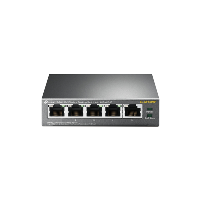 Switch TP-LINK 5 Portos + 4 PoE 10/100 - Conectividade Redes
