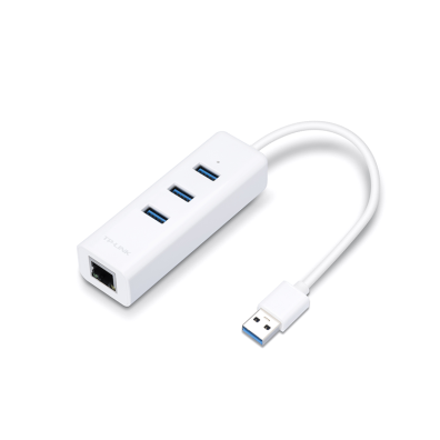 TP-LINK CONVERSOR USB 3.0 A ETHERNET GIGABIT + 3xUSB 3.0