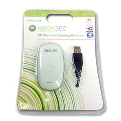 Receptor PC periféricos sem fio (No Oficial) Branco Xbox 360