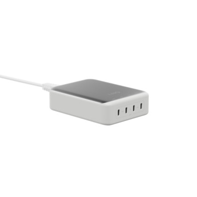 Carregador Escritor 240W GaN2 Prata LINQ com 4xUSB-C