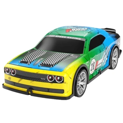 Coche RC elétrica 808P 1/22 4WD Drift Amarelo Azul