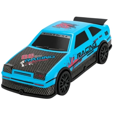Coche RC elétrica 810P 1/22 4WD Drift Negro Azul Claro