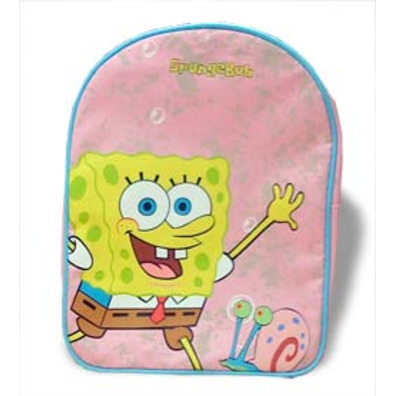 Bob Esponja - Mochila Baby Bob Esponge Rosa