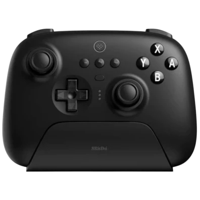 Gamepad 8BitDo Ultimate Negro Bluetooth/2.4G com adaptador e base de carga - Mando Nintendo Switch/Smartphone/PC