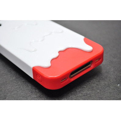 Carcaça iPhone 4/4S Melt Vermelha