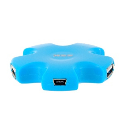 Hub 4 Portos USB 2.0 Azul