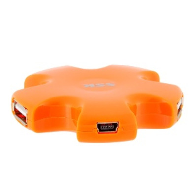 Star Hub 4 Puertos USB Laranja