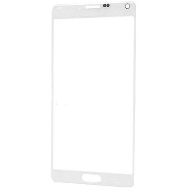 Cristal frontal para Samsung Galaxy Note 4 Branco