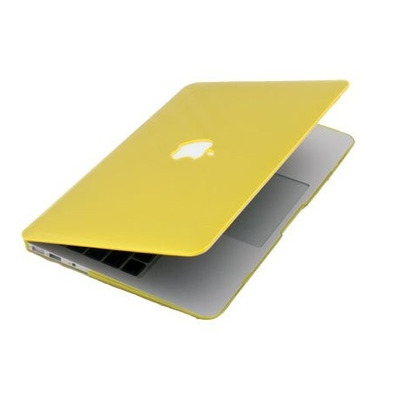 Carcaça Protetora Macbook Air Transparente Orange