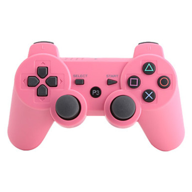 Mando PS3 DoubleShock III Rosa (Não oficial)