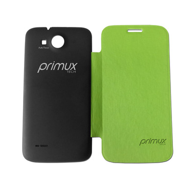 Funda Flip Cover Primux Omega 4 Preto / verde