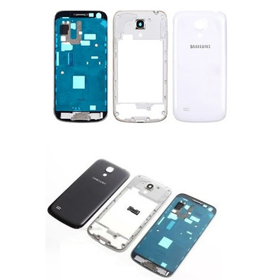 Full Back Cover for Samsung Galaxy S4 Mini i9190 Preto / verde