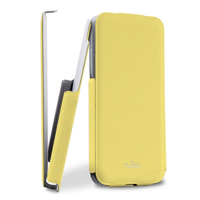 Funda Flip Cover para iPhone 5C Puro Amarelo