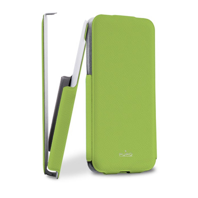 Funda Flip Cover para iPhone 5C Puro Preto / verde
