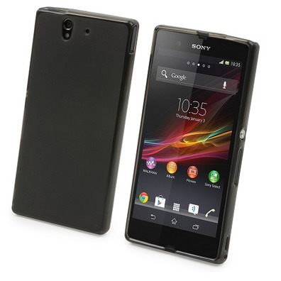 Funda MiniGel para Sony Xperia Z Muvit Preto