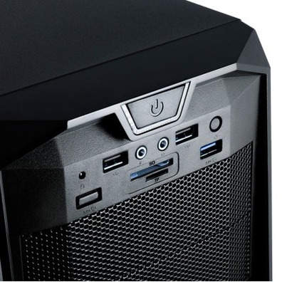NOX Raven Black USB3.0 leitor SD