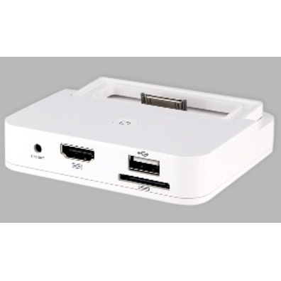 HDMI Dock with Remote Control for iPad/ iPad 2 (White)