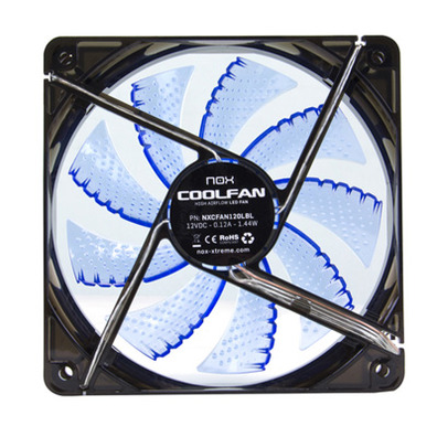 Caixa Ventilador Nox Fã Cool 12cm Blue Led