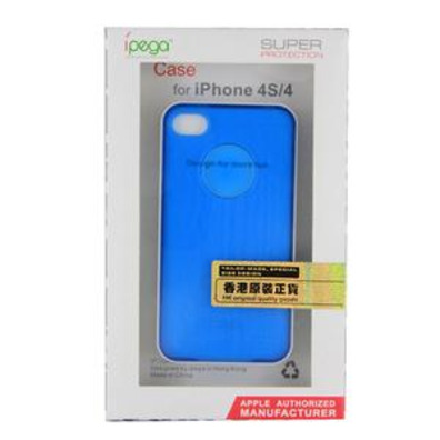 IH165 Protective Case for iPhone 4G/4S (Transparent Blue)