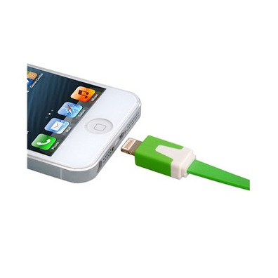 Cabo de transferência/recarrega iPhone 5 Verde