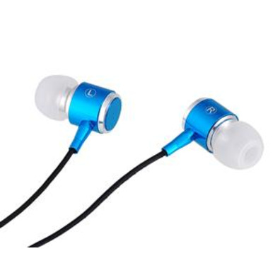 Auriculares Professional Stereo Earbud Earphones (Azul)
