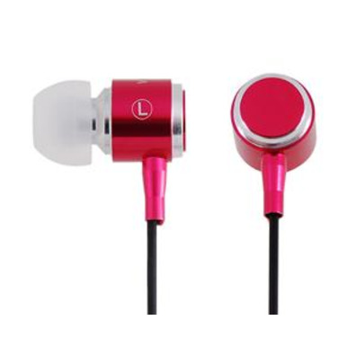 Auriculares Professional Stereo Earbud Earphones (Rojo)