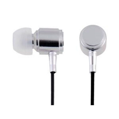 Auriculares Professional Stereo Earbud Earphones (Plata)